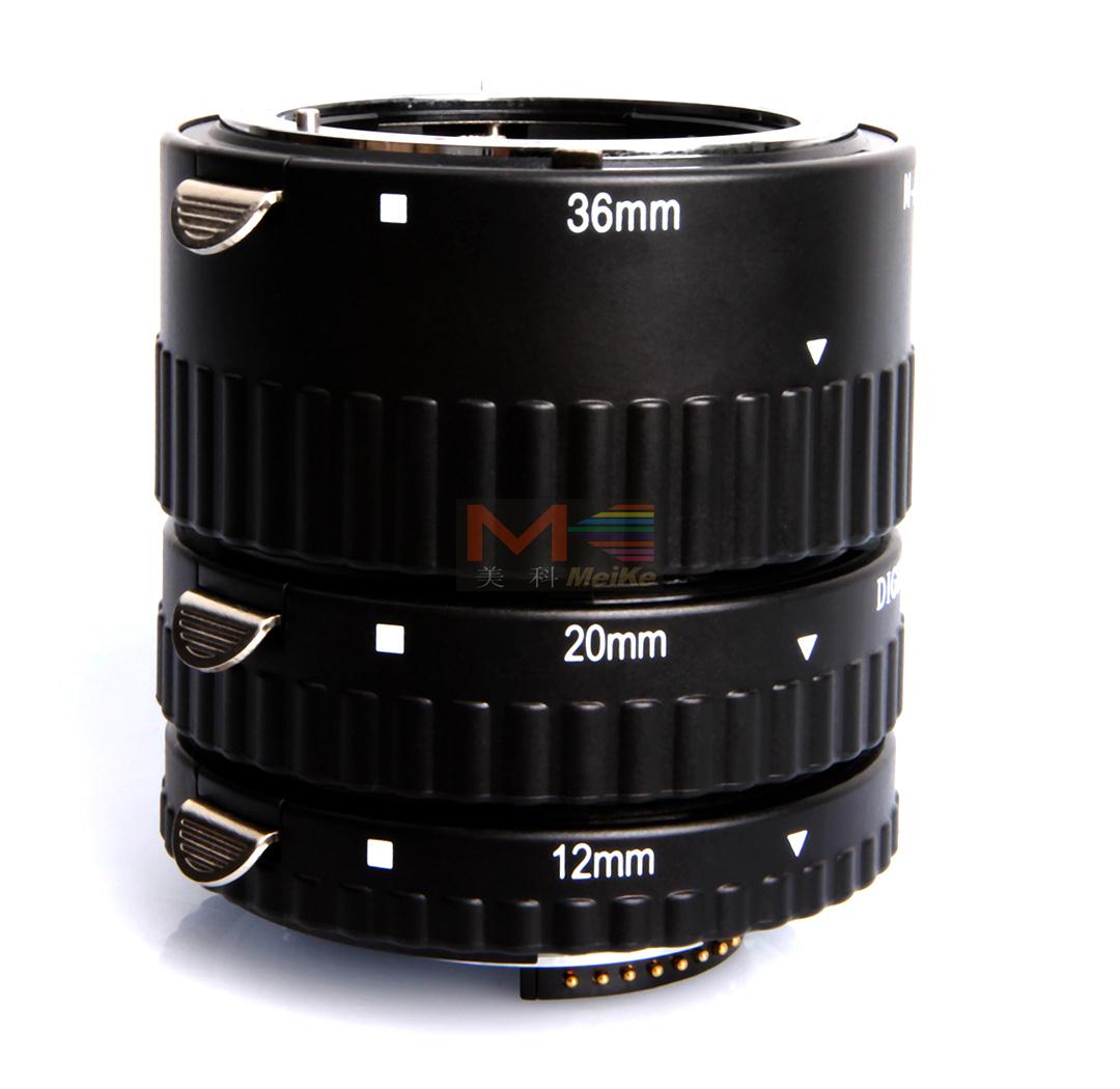 Meike Metal Auto Focus AF Macro Extension Tube Set for Nikon F Meike Extension Tube