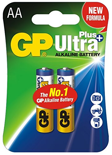 GP Batteries Ultra Plus Alkaline AA 2 Pack GP Batteries Disposable Batteries