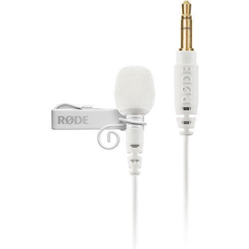 Rode Lavalier GO Omnidirectional Lavalier Microphone for Wireless GO Systems (White) Rode Microphone