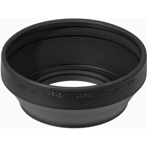 Nikon HR-2 Rubber Lens Hood (52mm Screw-In) for 50mm f/1.2 AI-S, 50mm f/1.4, 1.8 D-AF & 58mm f/1.2 N Nikon Lens Hood