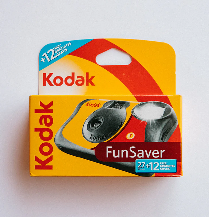 Kodak Fun Saver Disposable Camera (35mm, 39 Exposures) Kodak Disposable Camera