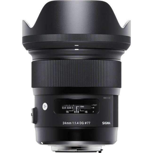 Sigma 24mm f/1.4 AF DG HSM Art Lens for Canon EF Sigma Lens - DSLR Fixed Focal Length
