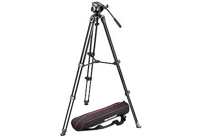 Manfrotto MVK500AM Lightweight Fluid Video System MVH500A + MVT502AM + Padded Bag Manfrotto Video Tripod Kit