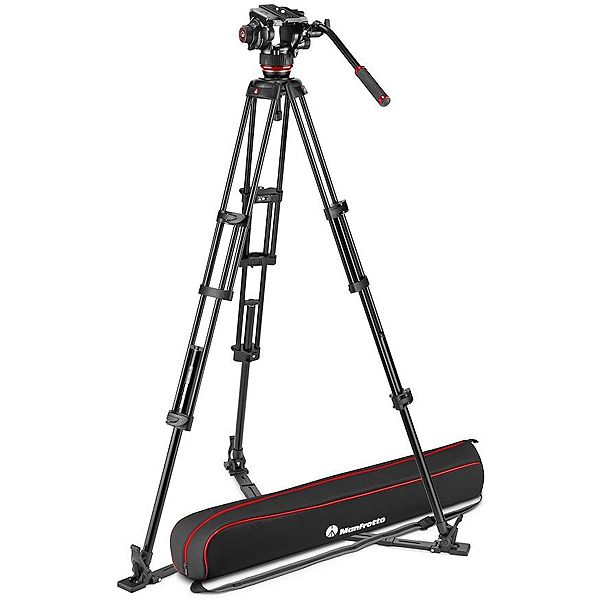 Manfrotto MVK504XTWINGA Video Kit 504X Head + Alu Twin Leg GS Tripod + Padded Bag Manfrotto Video Tripod Kit