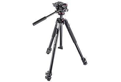 Manfrotto MK190X3-2W New 190X Alu 3-Section Kit with XPRO 2-Way Head Manfrotto Photo Tripod Kit