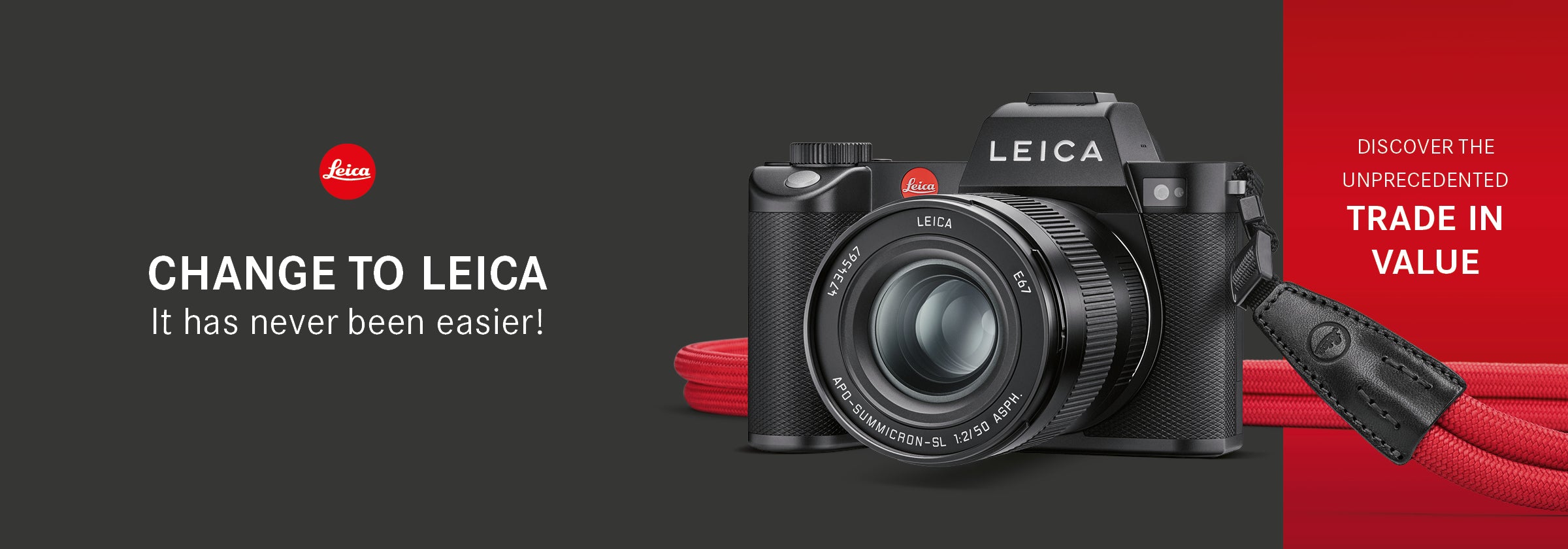 Change to Leica - It has never been easier!