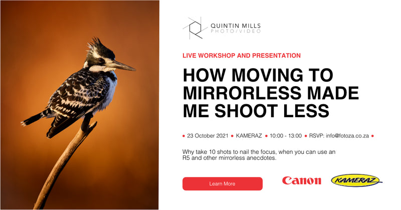 Workshop - How moving to Mirrorless made me shoot less