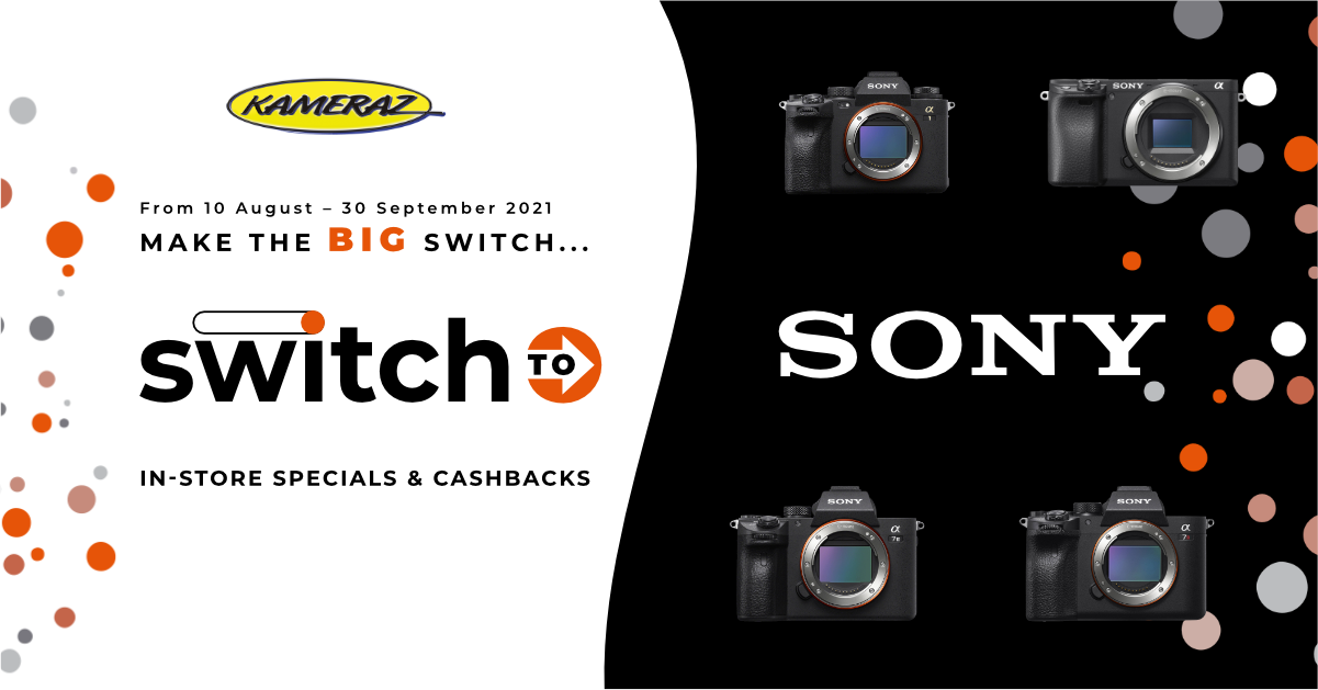 Switch to Sony with these great savings at KAMERAZ