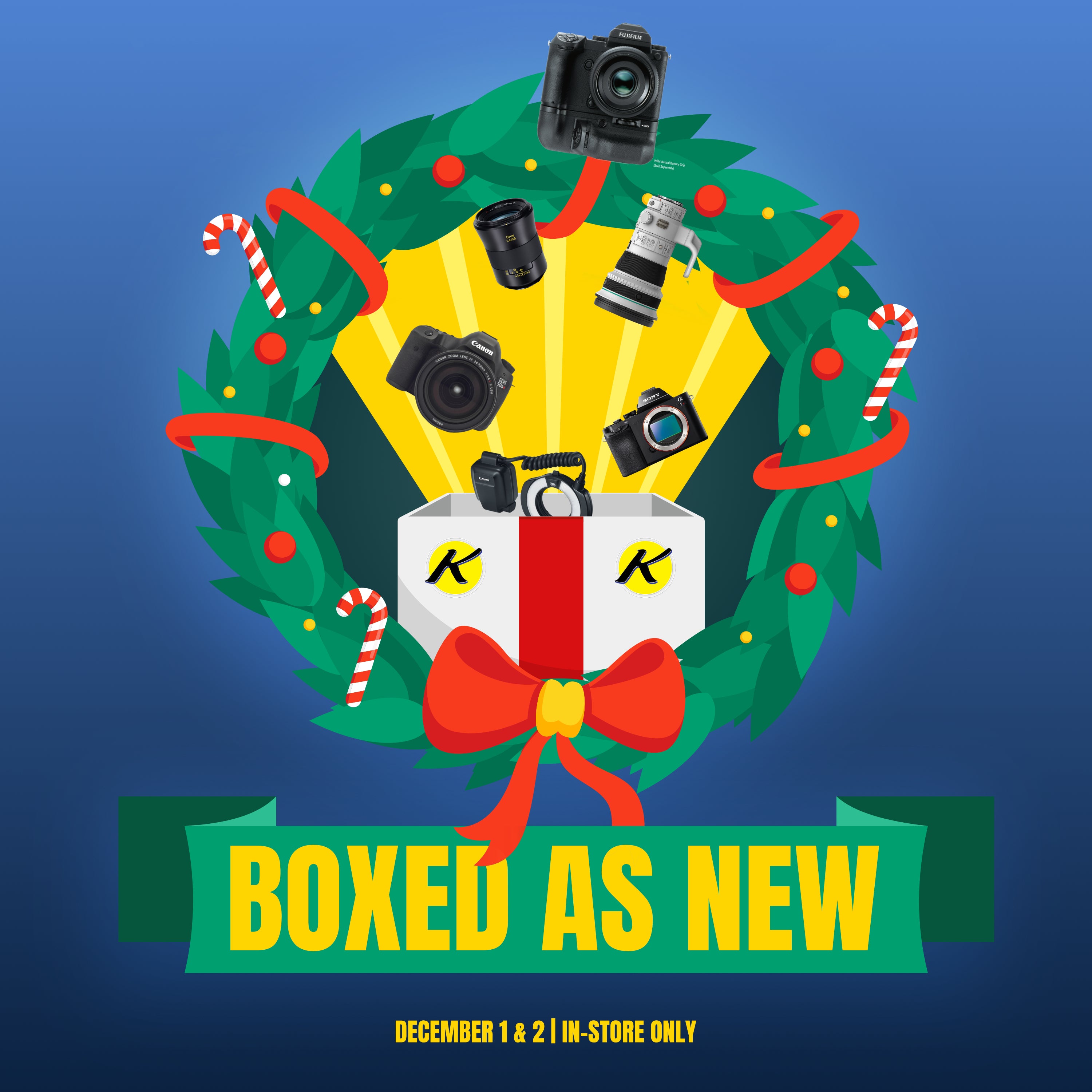 Boxed As New SALE - December 2018