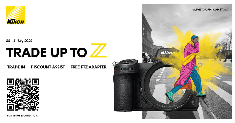 Trade up to Z with Nikon this July at KAMERAZ
