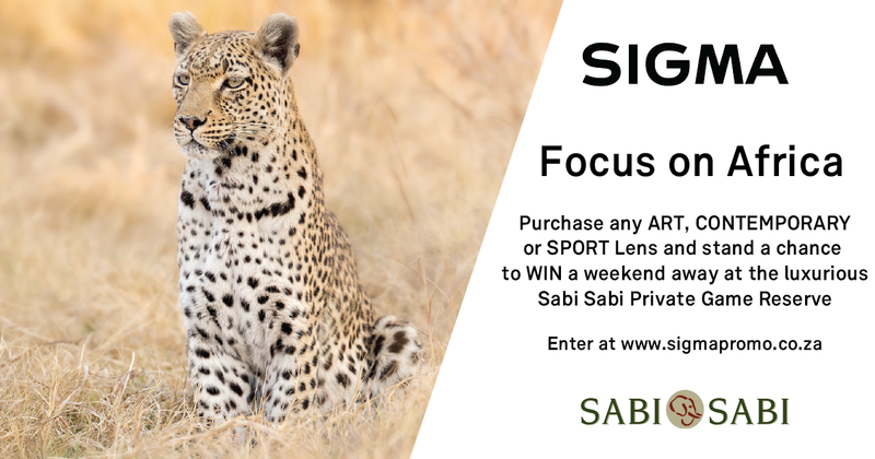 Win a trip to Sabi Sabi Private Game Reserve with Sigma