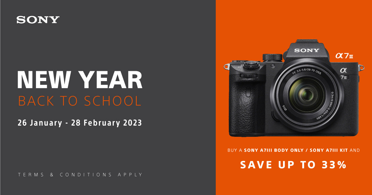 Sony's New Year, Back to School Specials