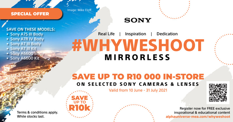 Sony's #WhyWeShoot Mirrorless Specials for June 2021