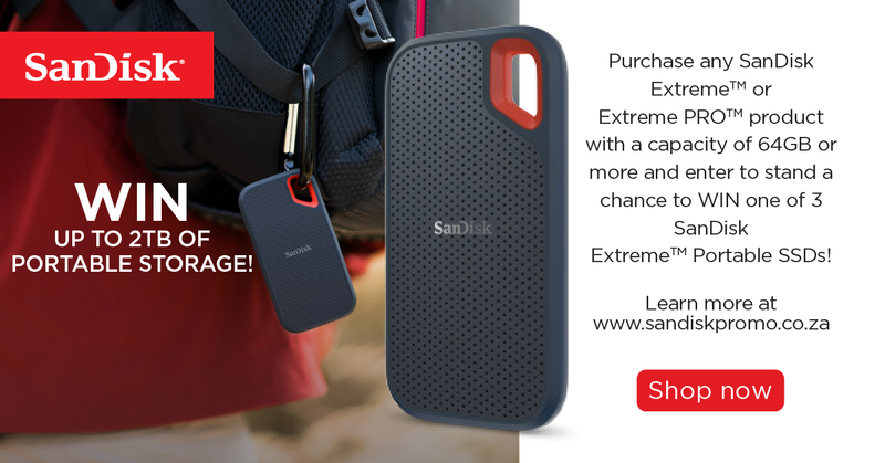 Win a Sandisk Portable SSD this May at KAMERAZ