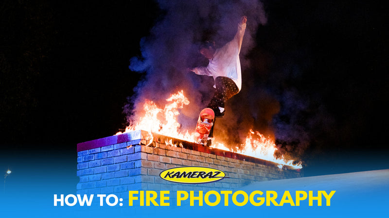 BTS Skateboarding Photography with FIRE with Tim Moolman