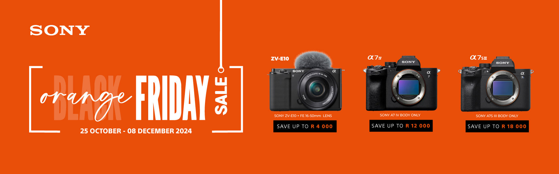 Sony Black Friday Specials 2024