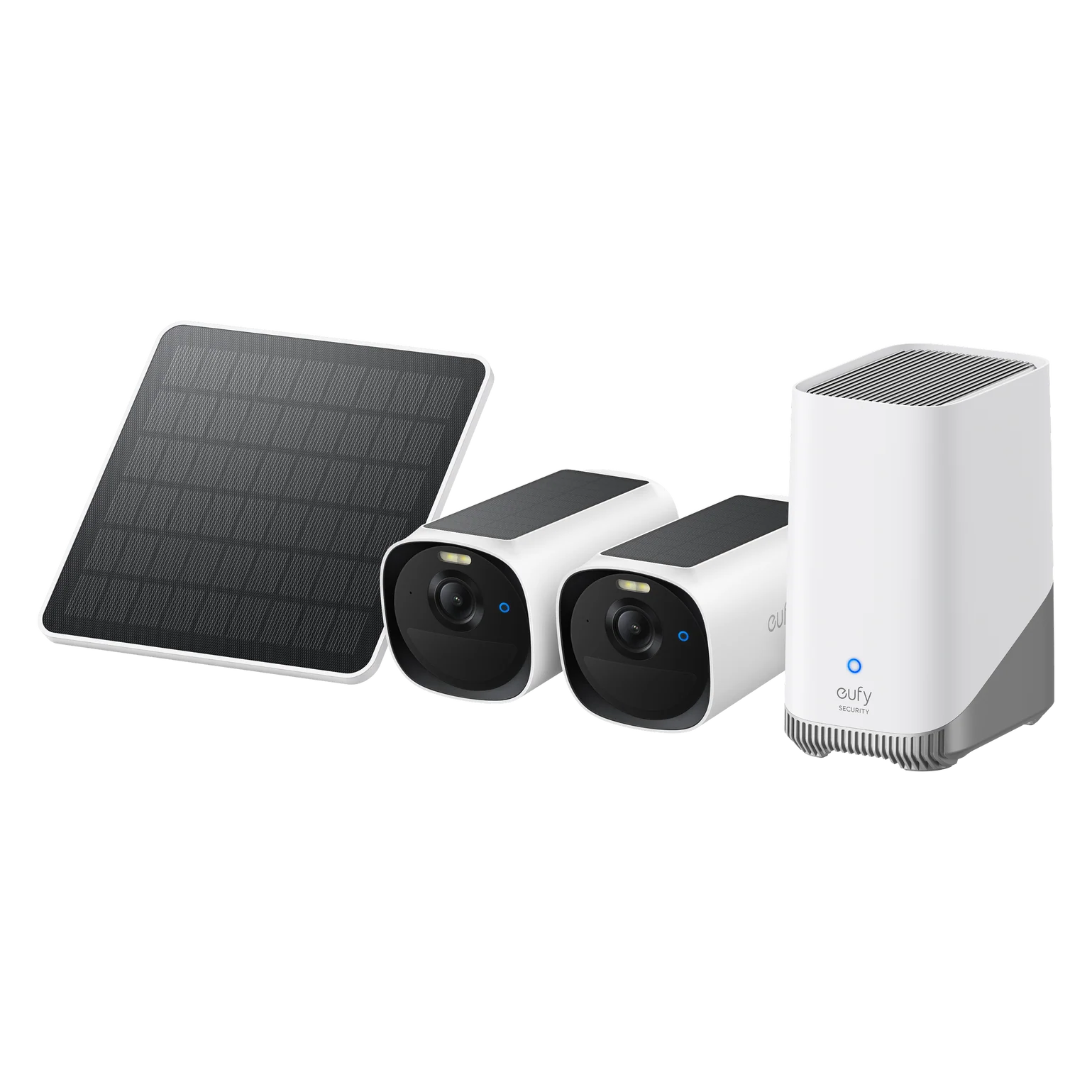 EUFY E40 2-Cam Kit With HomeBase S380 and Solar Panel
