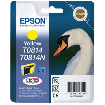 Epson T0814 Yellow Ink Cartridge Yellow