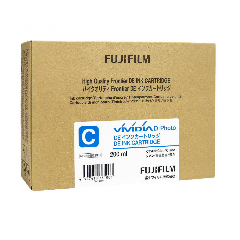 Fujifilm Frontier DE Ink Cartridge Cyan 200ml Fujifilm Printer Ink