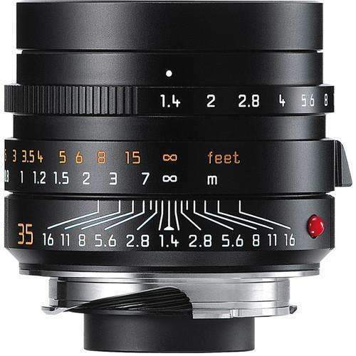 Leica Summilux-M 35mm f/1.4 ASPH. Lens (Black) Leica Lens - DSLR Fixed Focal Length