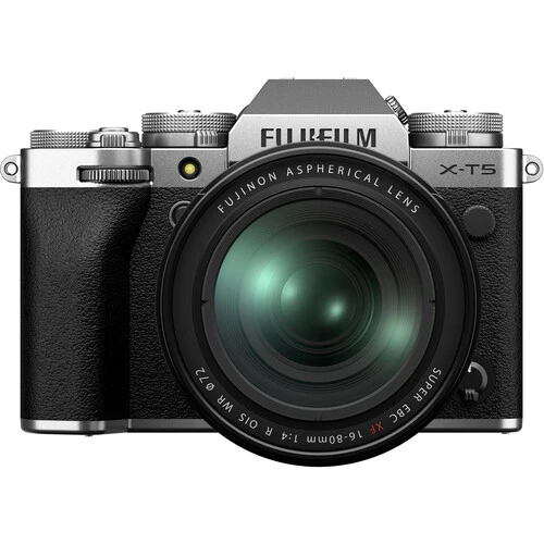 Fujifilm X-T5 Mirrorless Digital Camera with 16-80mm Lens - Silver