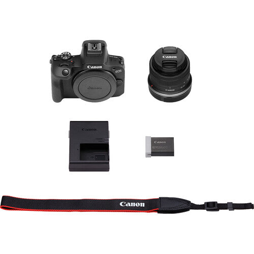 Canon R100 + RF-S 18–45mm IS STM + BAG + CARD (Travel Kit)