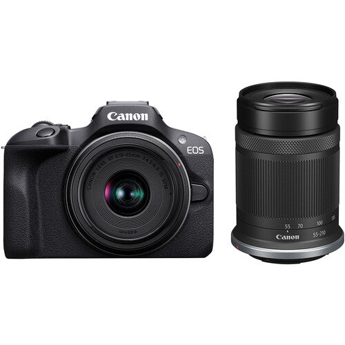 Canon EOS R100 Mirrorless Camera with 18-45mm & 55-210mm Lenses Kit Canon Mirrorless