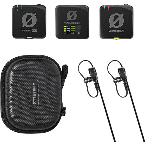 RODE Wireless PRO 2-Person Clip-On Wireless Microphone System/Recorder with Lavaliers (2.4 GHz) Rode Microphones