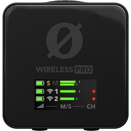 RODE Wireless PRO 2-Person Clip-On Wireless Microphone System/Recorder with Lavaliers (2.4 GHz)