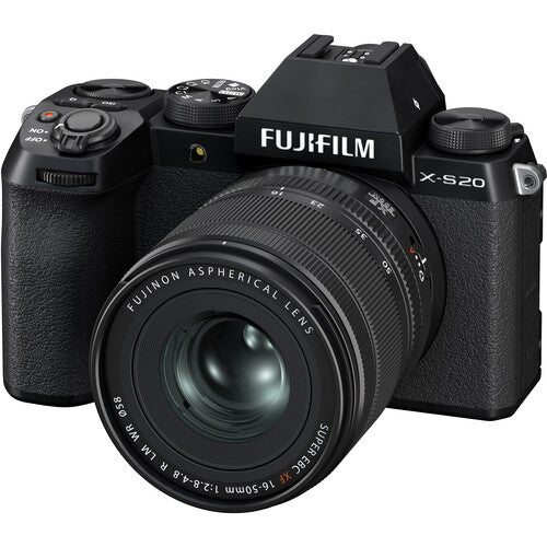 FUJIFILM X-S20 Mirrorless Camera with XF 16-50mm f/2.8-4.8 Lens (Black)