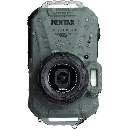 PENTAX WG-1000 Digital Camera (Olive)