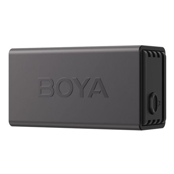 Boya BOYALINK 3-02 Button-Sized 2.4Ghz Wireless Microphone System with Case for USB-C & 3.5mm Devices