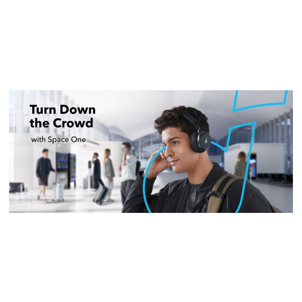 Soundcore Space One Headphones Jet Black