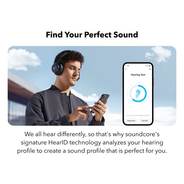 Soundcore Space One Headphones Jet Black