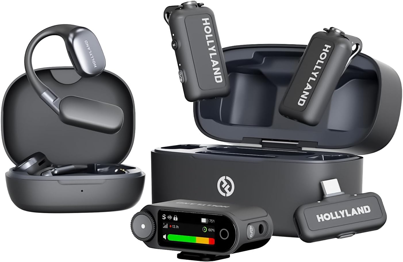 Hollyland Lark MAX 2 Ultimate Combo (2 Person) Wireless Microphone System