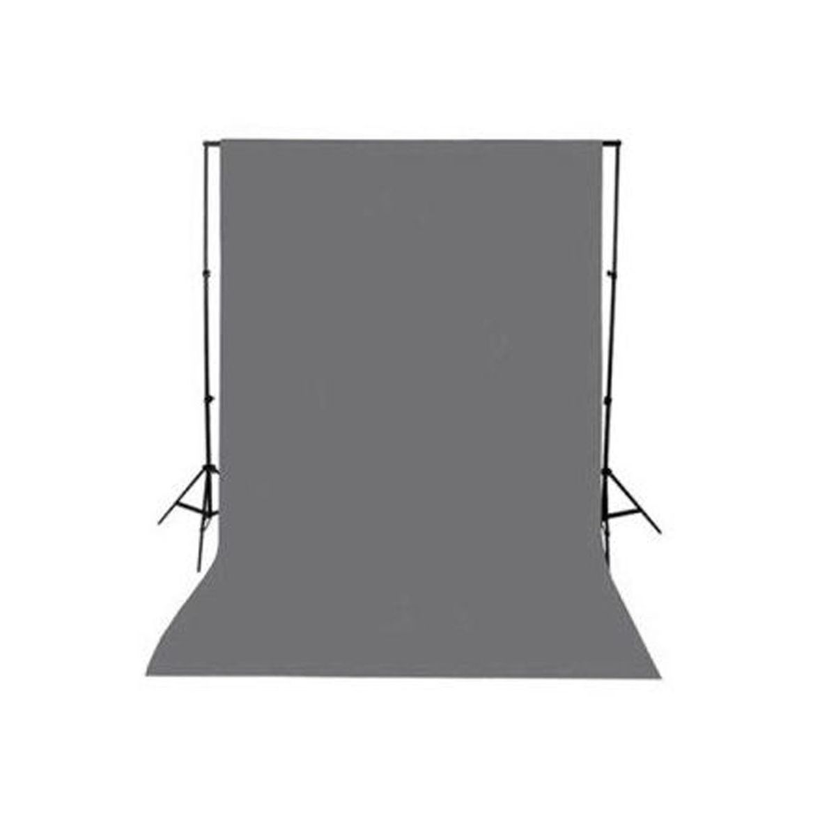 Linfot 3.2X5 PVC Grey Backdrop with Pole & Carry Case