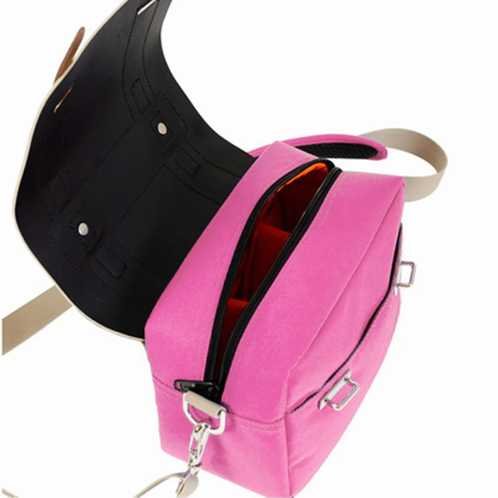 Jenova PRO Camera Shoulder Bag (beige and pink)