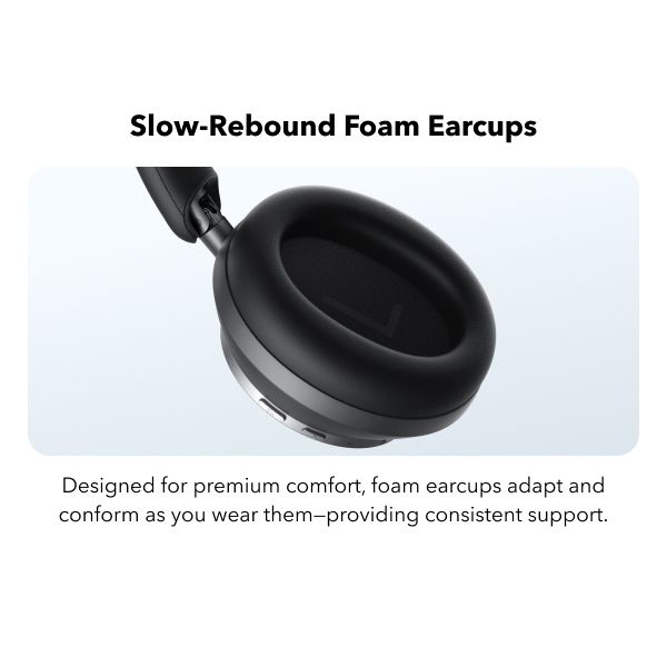 Soundcore Space One Pro Headphones Jet Black