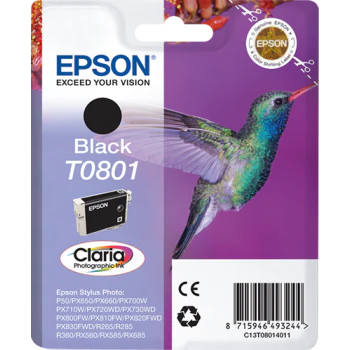 Epson T0801 Black Ink Cartridge