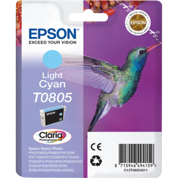 Epson T0805 Light Cyan Ink Cartridge