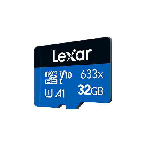 Lexar 32Gb High-Performance 633x microSDHC™/microSDXC™ UHS-I card without SD adapter