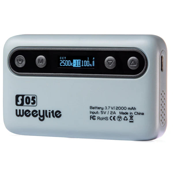 Viltrox Weeylite S05 Portable pocket LED Video Light - Grey