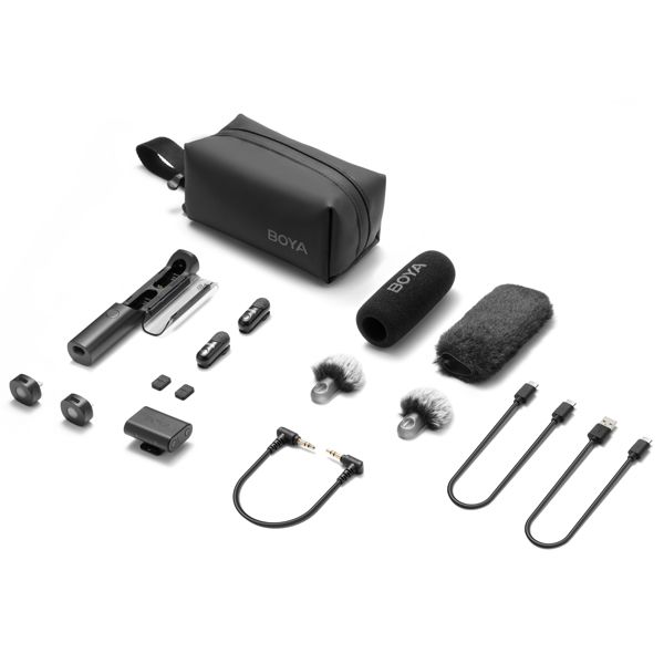 Boya Magic-02 Transformable AI-Powered Mini Wireless Microphone System