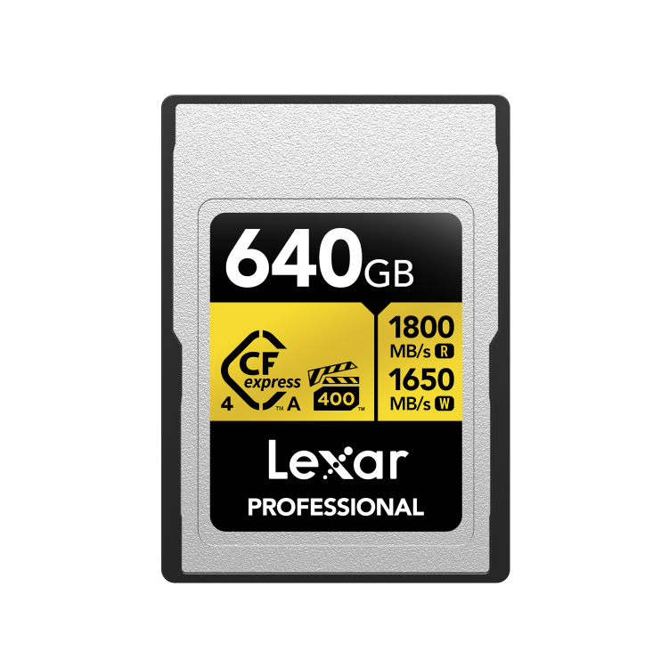 Lexar 640GB CF Express 4.0 Type A Gold Series