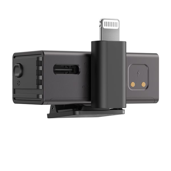 Boya BOYALINK 3-03 Button-Sized 2.4Ghz Wireless Microphone System for USB-C, Lightning & 3.5mm Devices