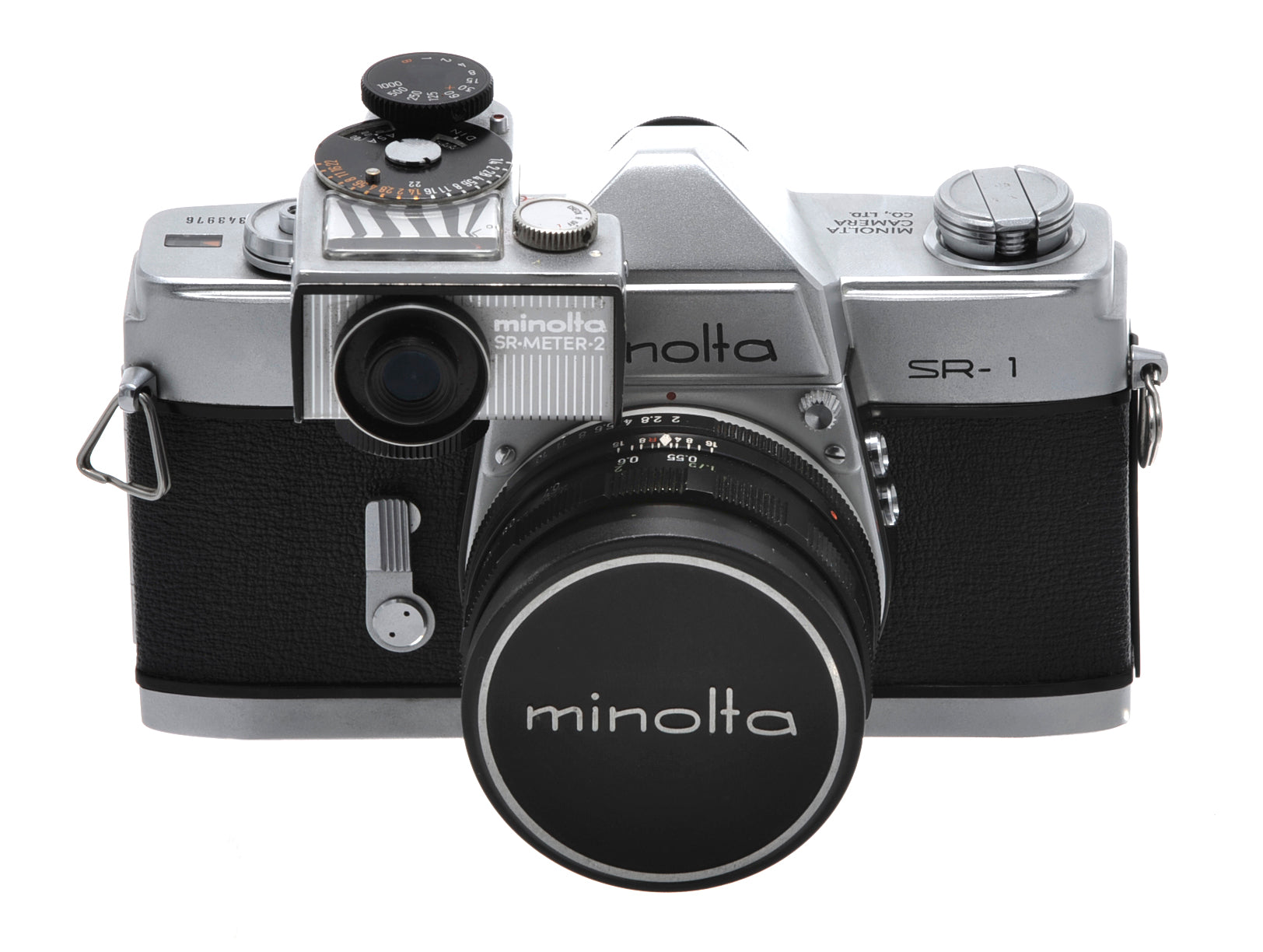 Used Minolta SR-1 with  Rokkor-PF 53mm f/2 and SR Meter 2 [S06092402]