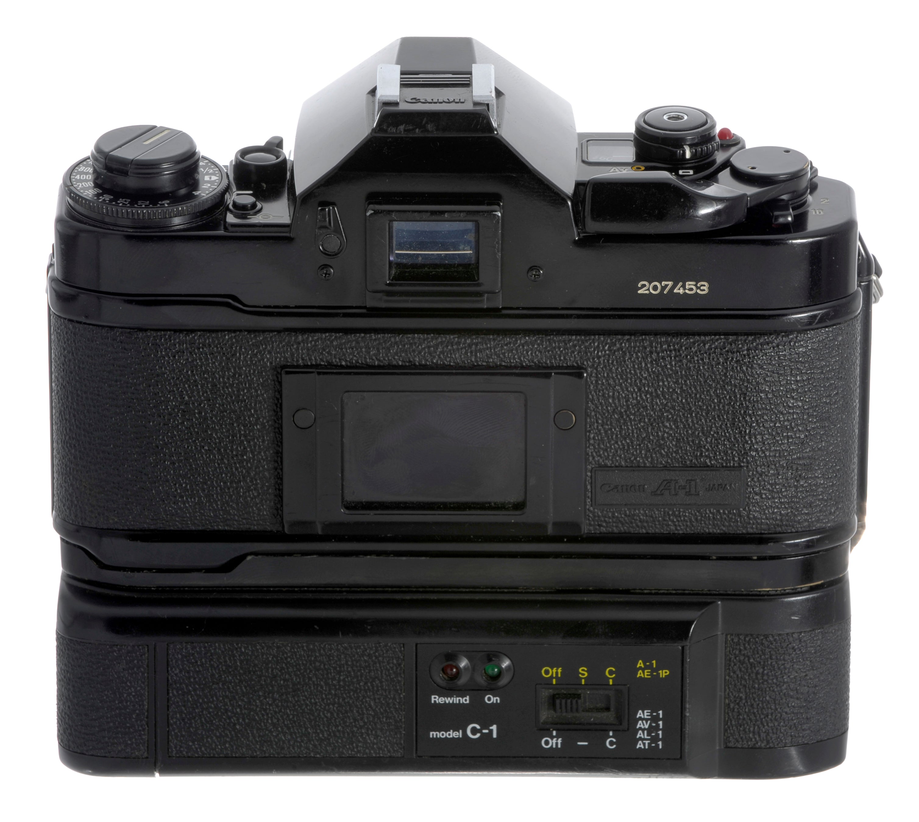 Used Canon A-1 with Power Winder C-1 and FD 50mm f/1.8 [280961]