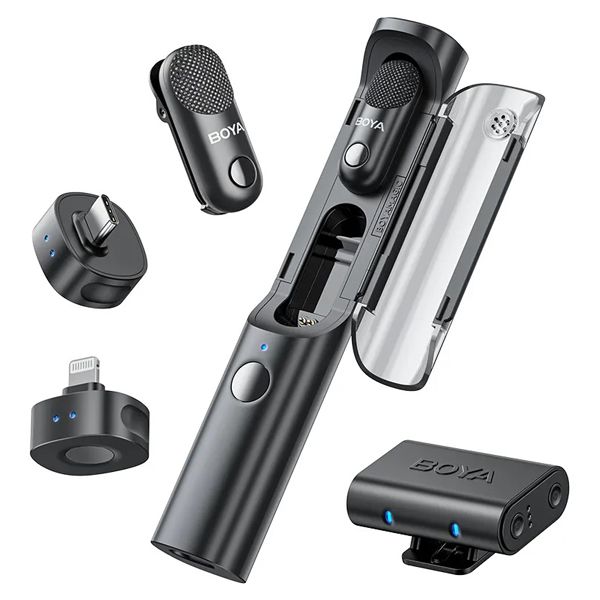 Boya Magic-02 Transformable AI-Powered Mini Wireless Microphone System