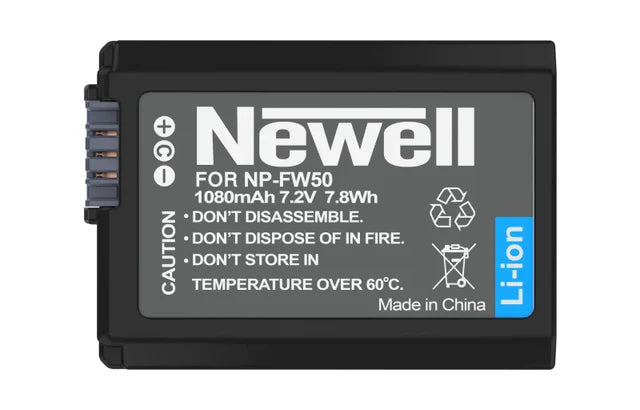 Newell NP-FW50 Li-Ion Camera Battery Pack for Sony Cameras