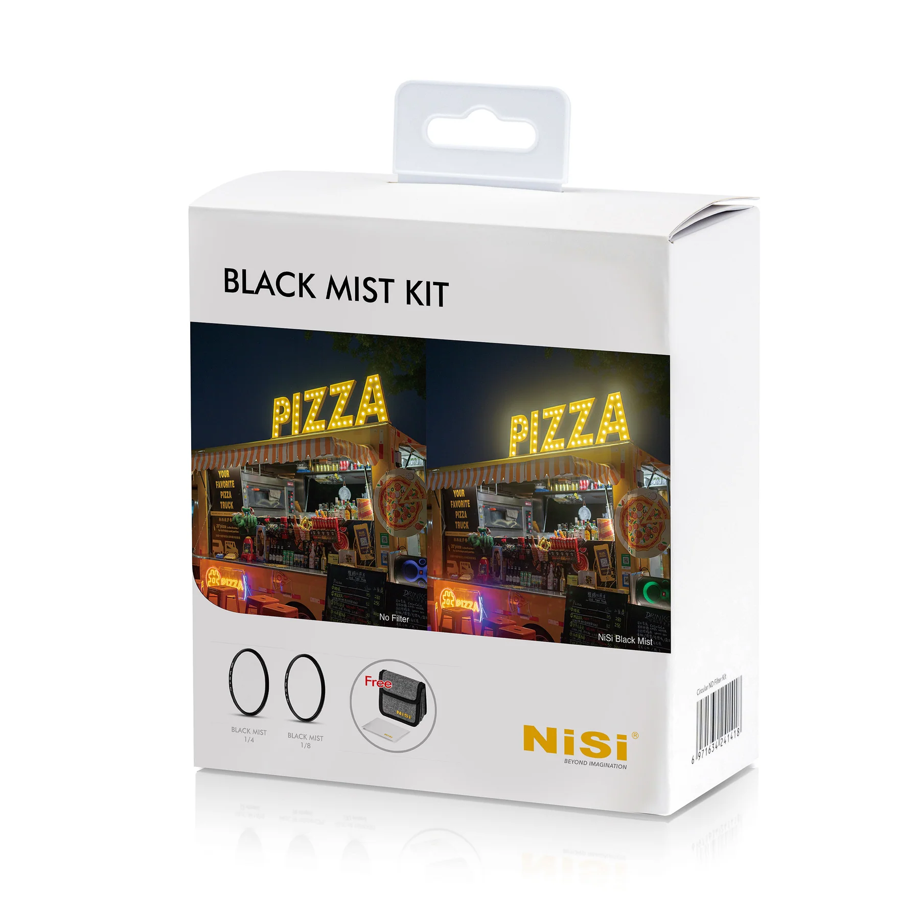 NiSi 72mm Black Pro Mist Diffusion Filter Kit Nisi Filter - Circular Polariser